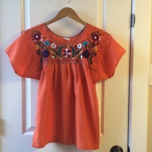 Embroidered Mexican blouse